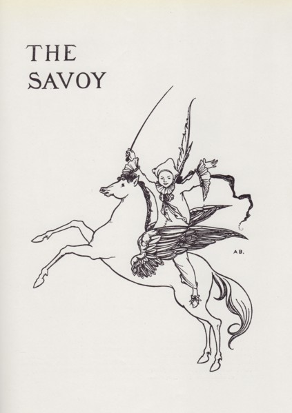 Titlepage Design for The Savoy No. 3, 1896. Creator: Aubrey Beardsley.