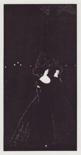 Les Passades, 1894. Creator: Aubrey Beardsley.