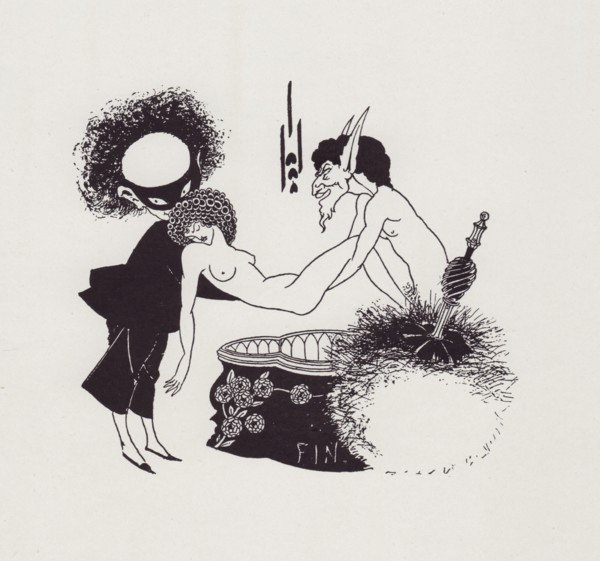 Tailpiece, 1893. Creator: Aubrey Beardsley.