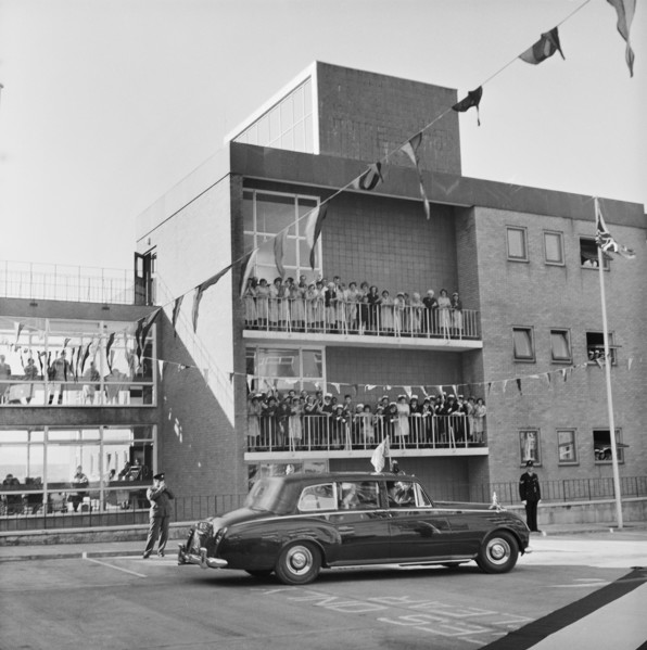 West Cumberland Hospital, Homewood Road, Homewood, Whitehaven, Copeland, Cumbria, 1964. Creator: John Laing plc.