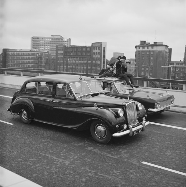 Westway Flyover, A40, Paddington, City of Westminster, London, 28/07/1970. Creator: John Laing plc.