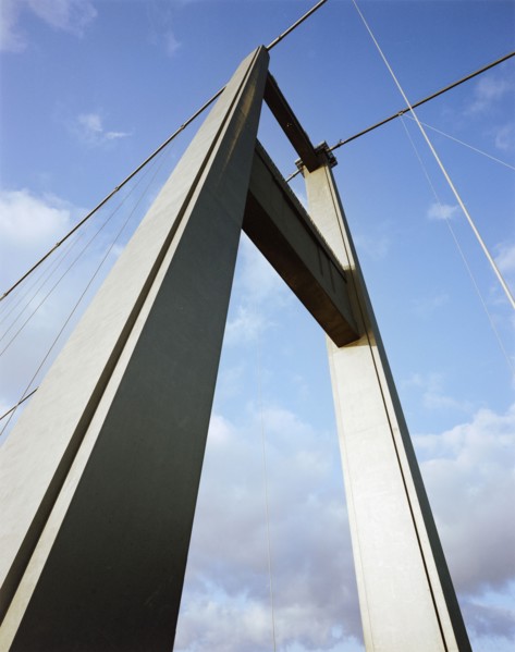 Severn Bridge, M48, Aust, South Gloucestershire, 10/11/1987. Creator: John Laing plc.