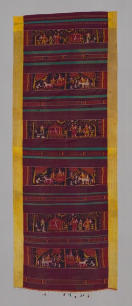 Khmer Pidan with Scenes from the Jataka Tales, Cambodia, Late 19th century. Creator: Unknown.