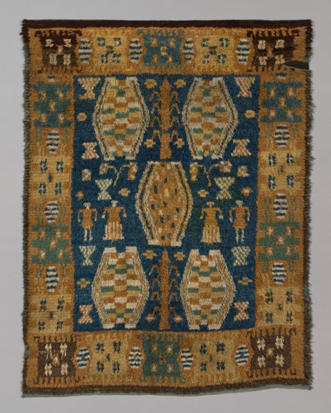 Carpet (Known as a "Ryijy" or "Rya"), Finland, 1701/25. Creator: Unknown.