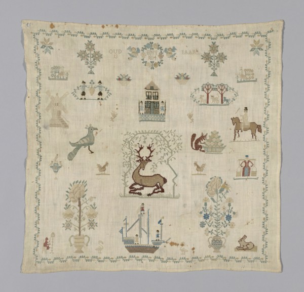 Sampler, Denmark, 1814. Creator: Unknown.
