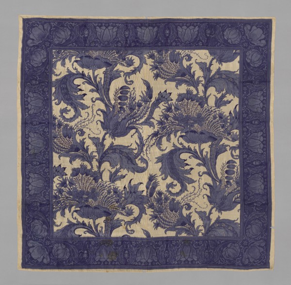 Tablecloth or Bedcover probably titled "Ragged Poppy", London, 1902. Creator: John Scarrat Rigby.