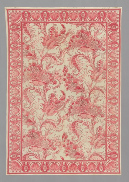 Tablecloth or Bedcover probably titled "Ragged Poppy", London, 1902. Creator: John Scarrat Rigby.