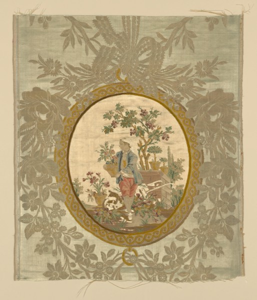 Panel, Lyon, Louis XVI period, 1750/75. Creator: Philippe de Lasalle.