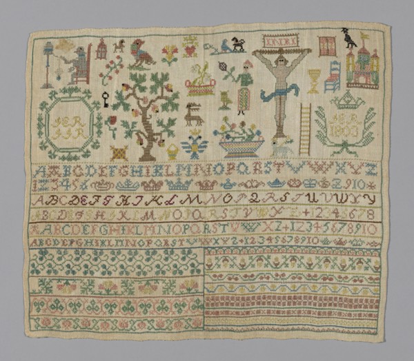 Sampler, Germany, 1803. Creator: Unknown.