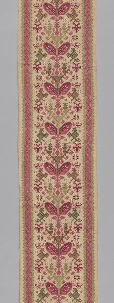 Panel (For a Bed Curtain), Pátmos, 17th century. Creator: Unknown.