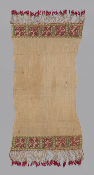 Towel, Mytilene, 19th century. Creator: Unknown.