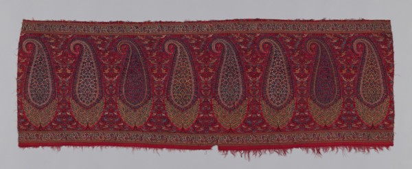 Shawl Border (Pallu), Kashmir, c. 1820. Creator: Unknown.