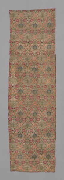 Panel (Dress Fabric), Iran, 1701/50. Creator: Unknown.
