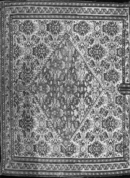 Blanket (Altered from a Saddle Blanet), Iran, 1875-1900. Creator: Unknown.