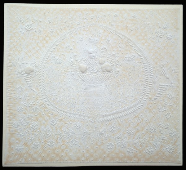 Bedcover (Crib Quilt), Connecticut, 1822. Creator: Auley Odell.