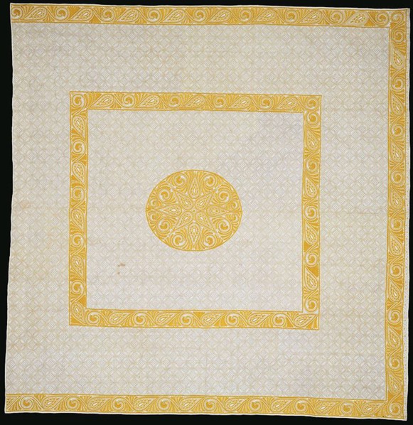 Bedcover, Shropshire, late 17th/early 18th century. Creator: Jane Bolas Vaughan.