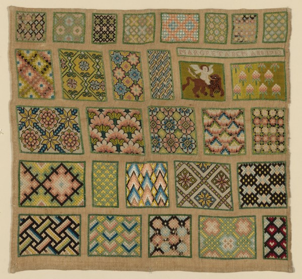 Sampler, Germany, 1713. Creator: Margrett Bem.