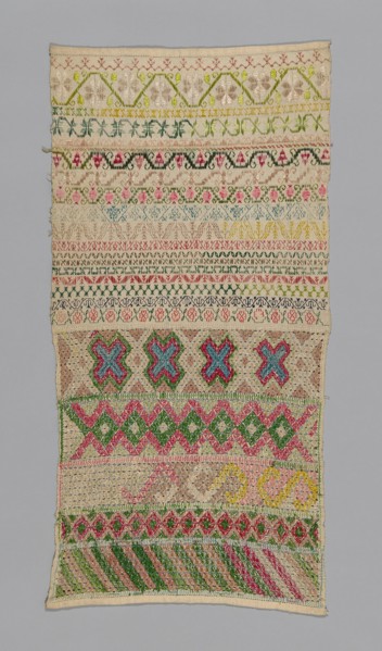 Sampler, México, 19th century. Creator: Unknown.