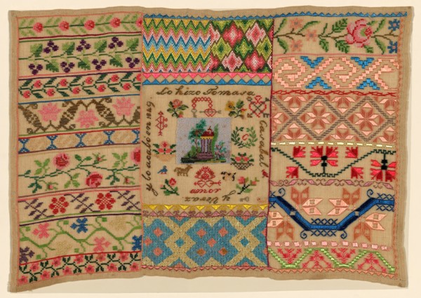 Sampler, México, 1849. Creator: Unknown.
