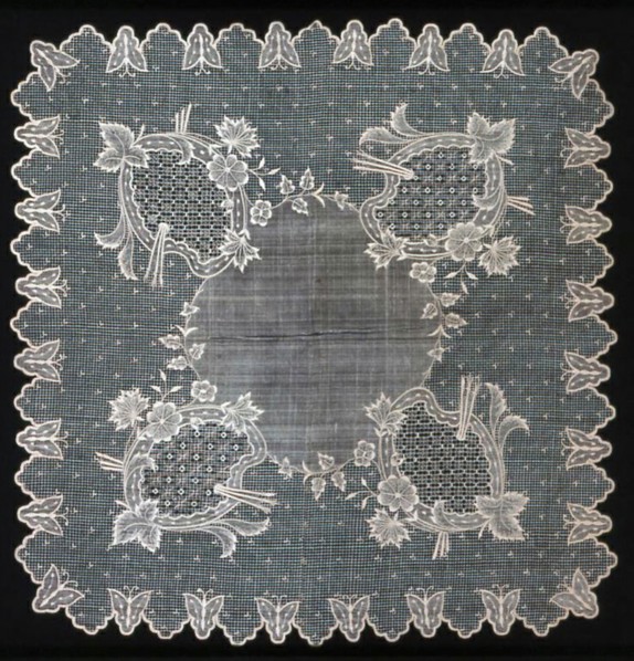 Handkerchief, Philippines, 1825/75. Creator: Unknown.