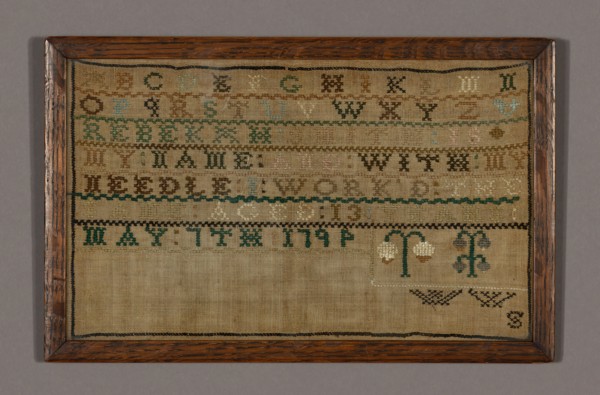 Sampler, United States, 1794. Creator: Rebekah Smith.