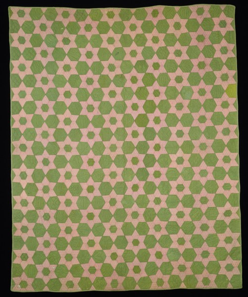 Bedcover (Bride's Quilt), United States, 1868. Creator: Sarah Catherine McClanahan.