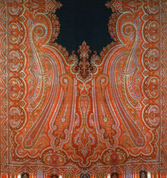 Shawl, Paisley, c. 1850. Creator: Unknown.