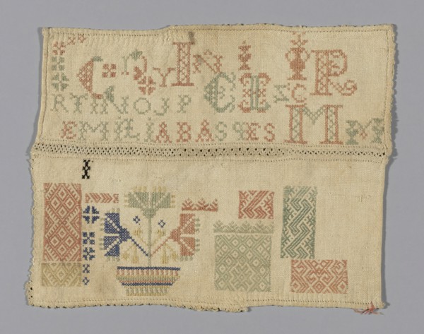 Sampler, Spain, 19th century. Creator: Unknown.