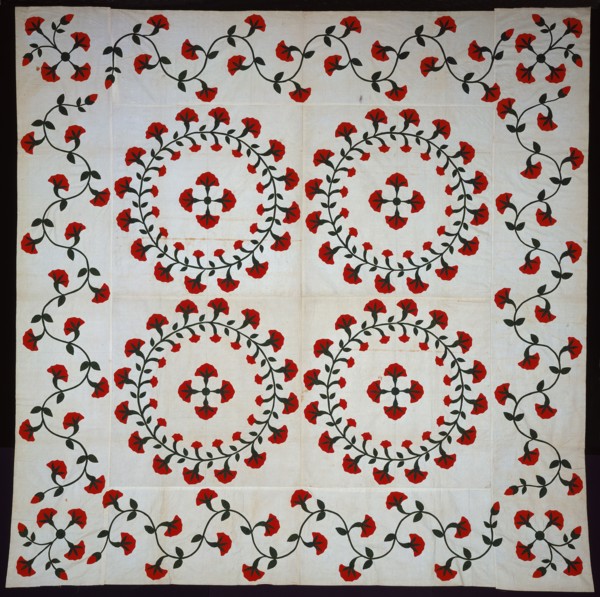 Bedcover (Quilt Top), Pennsylvania, 1850 or later. Creator: Susan Major.