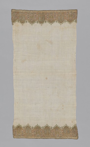 Towel, Turkey, 18th century. Creator: Unknown.