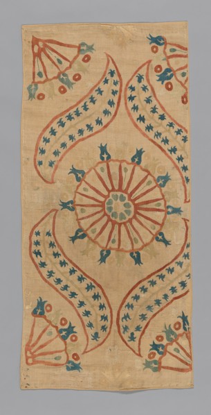 Fragment (Cushion Cover), Turkey, 1675/1700. Creator: Unknown.