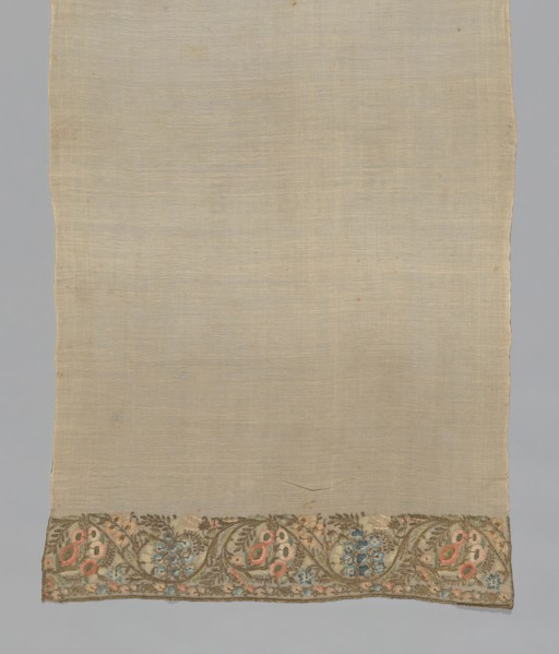 Towel or Napkin, Turkey, 19th century. Creator: Unknown.