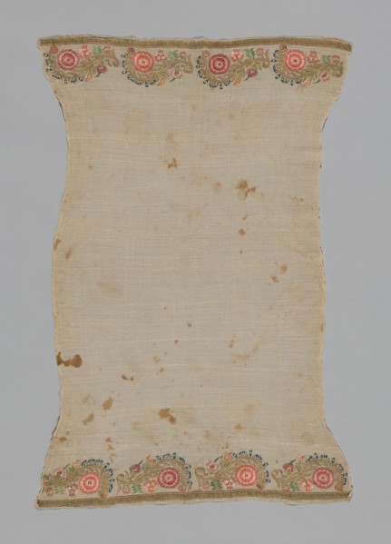 Towel or Napkin, Turkey, 19th century. Creator: Unknown.
