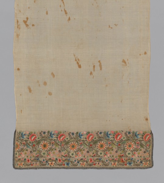 Towel or Napkin, Turkey, 19th century. Creator: Unknown.