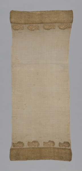 Towel or Napkin, Turkey, 1875/1900. Creator: Unknown.