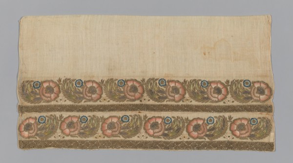 Towel or Napkin (Altered), Turkey, 19th century. Creator: Unknown.