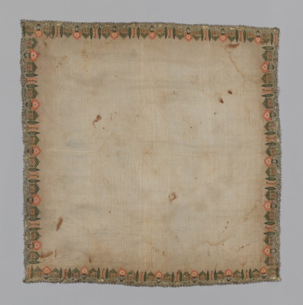 Cover or Handkerchief, Turkey, 18th century. Creator: Unknown.