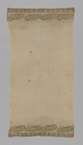 Towel or Napkin, Turkey, 19th century. Creator: Unknown.