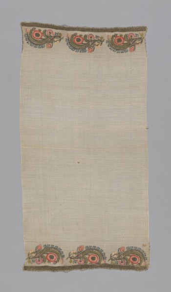 Towel or Napkin, Turkey, 19th century. Creator: Unknown.