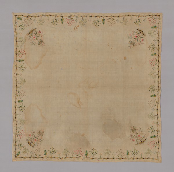Cover or HandKerchief, Turkey, 1850/1875. Creator: Unknown.
