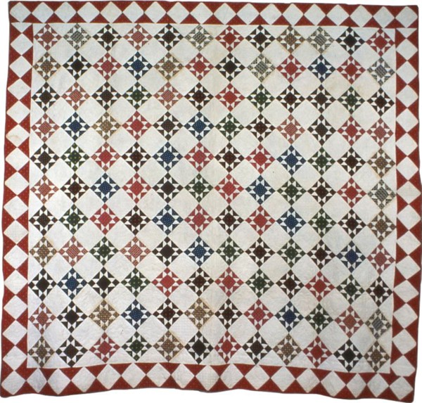 Bedcover (Star Pattern), United States, c. 1870/80. Creator: Unknown.