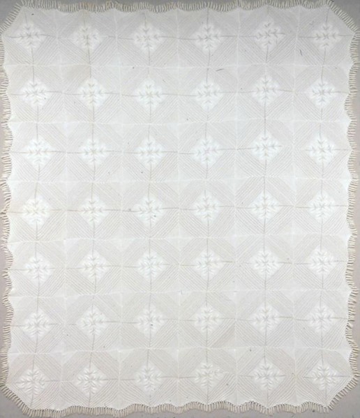 Bedcover, United States, 1850/1900. Creator: Unknown.