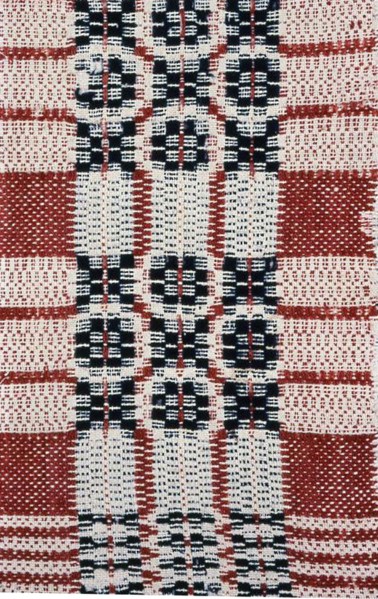 Coverlet (Fragment), United States, 19th century. Creator: Unknown.