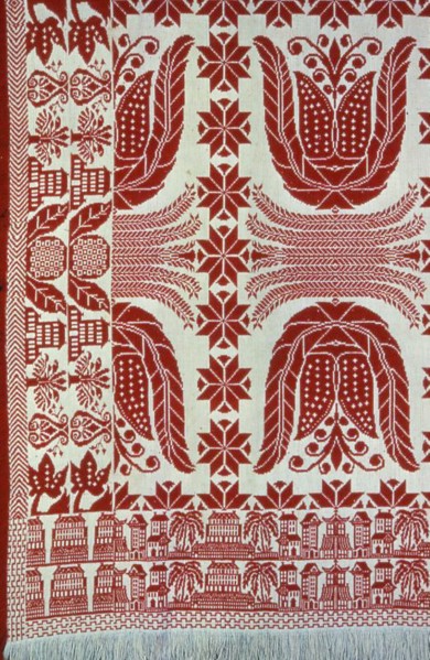 Coverlet, United States, c. 1845. Creator: Unknown.