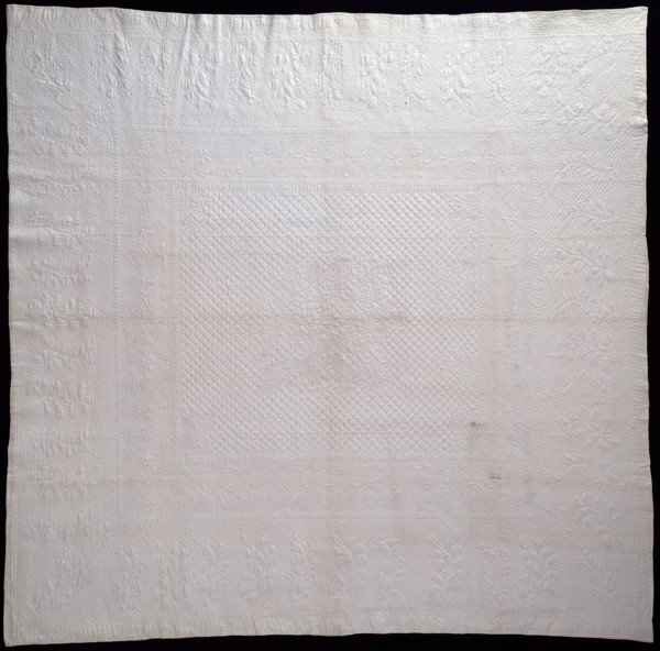 Bedcover (Marseilles Quilt), United States, 1822. Creator: Unknown.