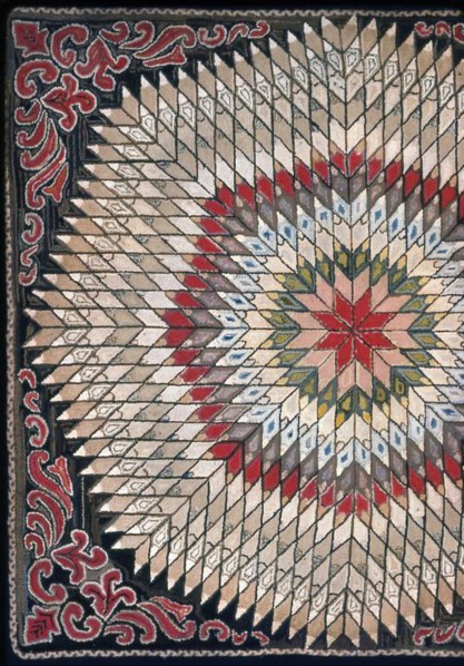 Rug, United States, 19th century. Creator: Unknown.