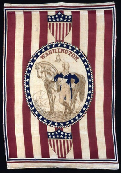 Handkerchief, United States, c. 1876. Creator: Unknown.