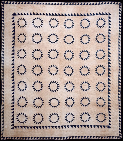 Bedcover, United States, 1849. Creator: Unknown.