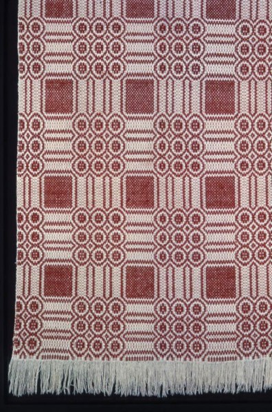 Coverlet, Kentucky, 1820/30. Creator: Unknown.