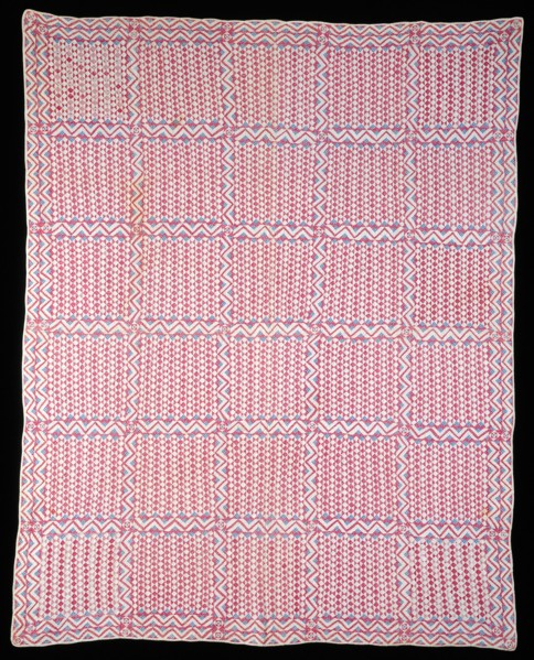 Bedcover, Ohio, c.  1870. Creator: Unknown.